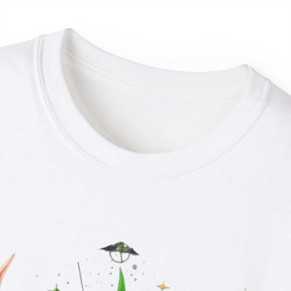 Bear with Antlers Graphic T-Shirt | Gildan 2000 Ultra Cotton Unisex TeeSimple