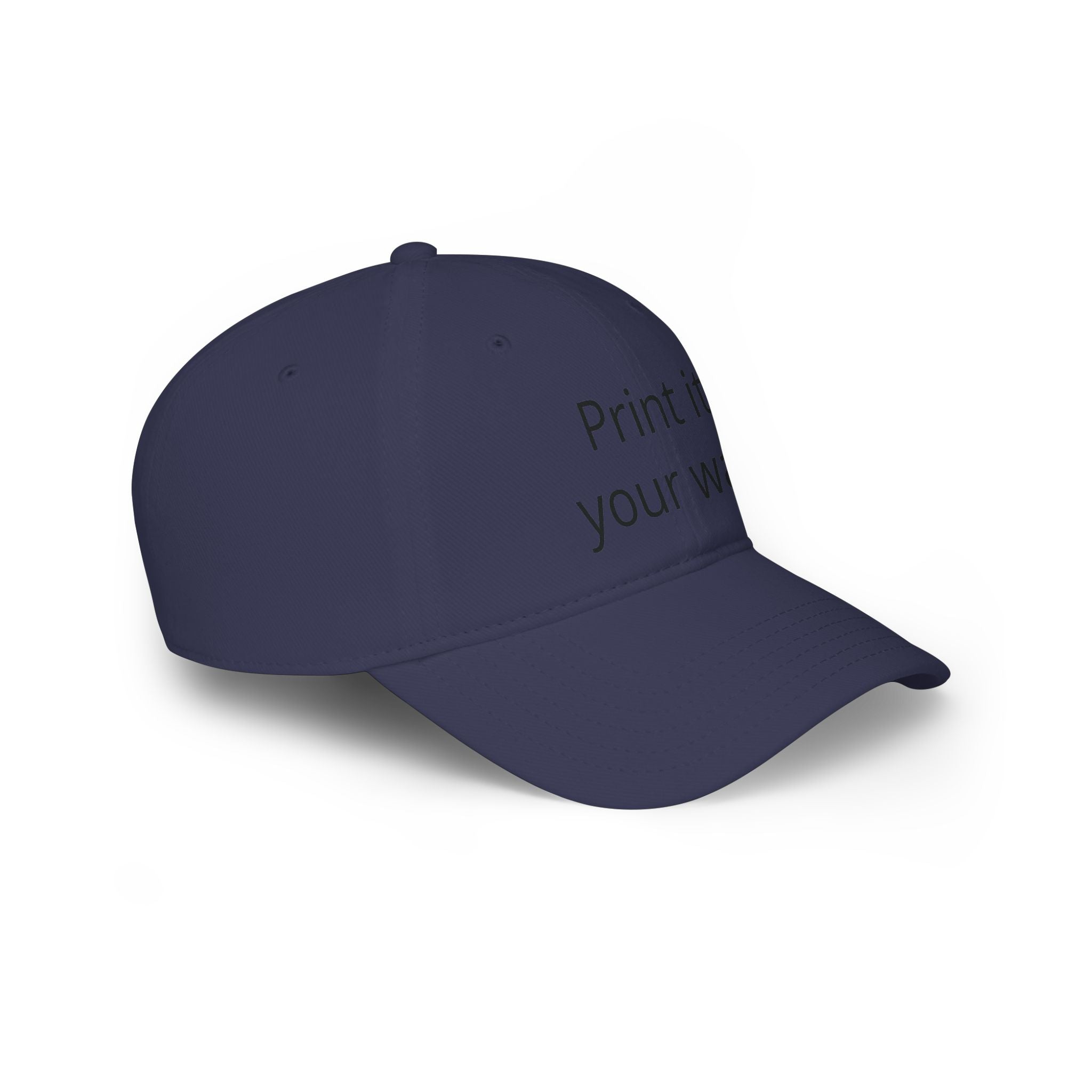 Personalise Your Own Low Profile Baseball Cap — “Funny, Sad, No Difference” Custom Hat
