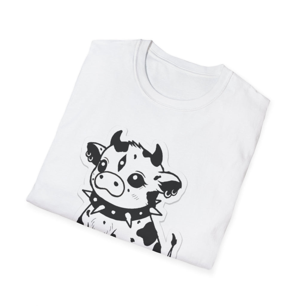 Cute Rock 'n' Roll Cow T-Shirt
