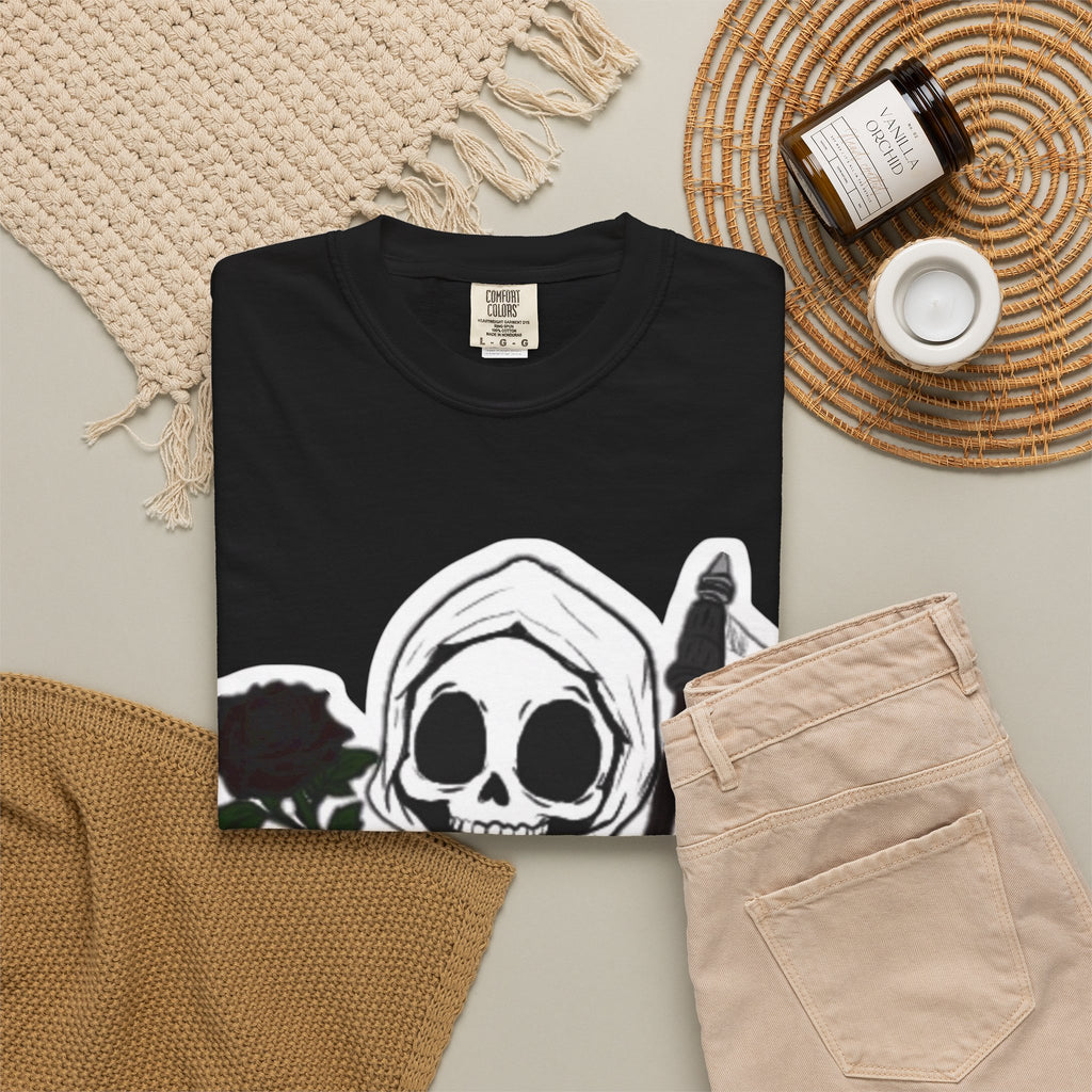 Grim Reaper Black Rose T-Shirt