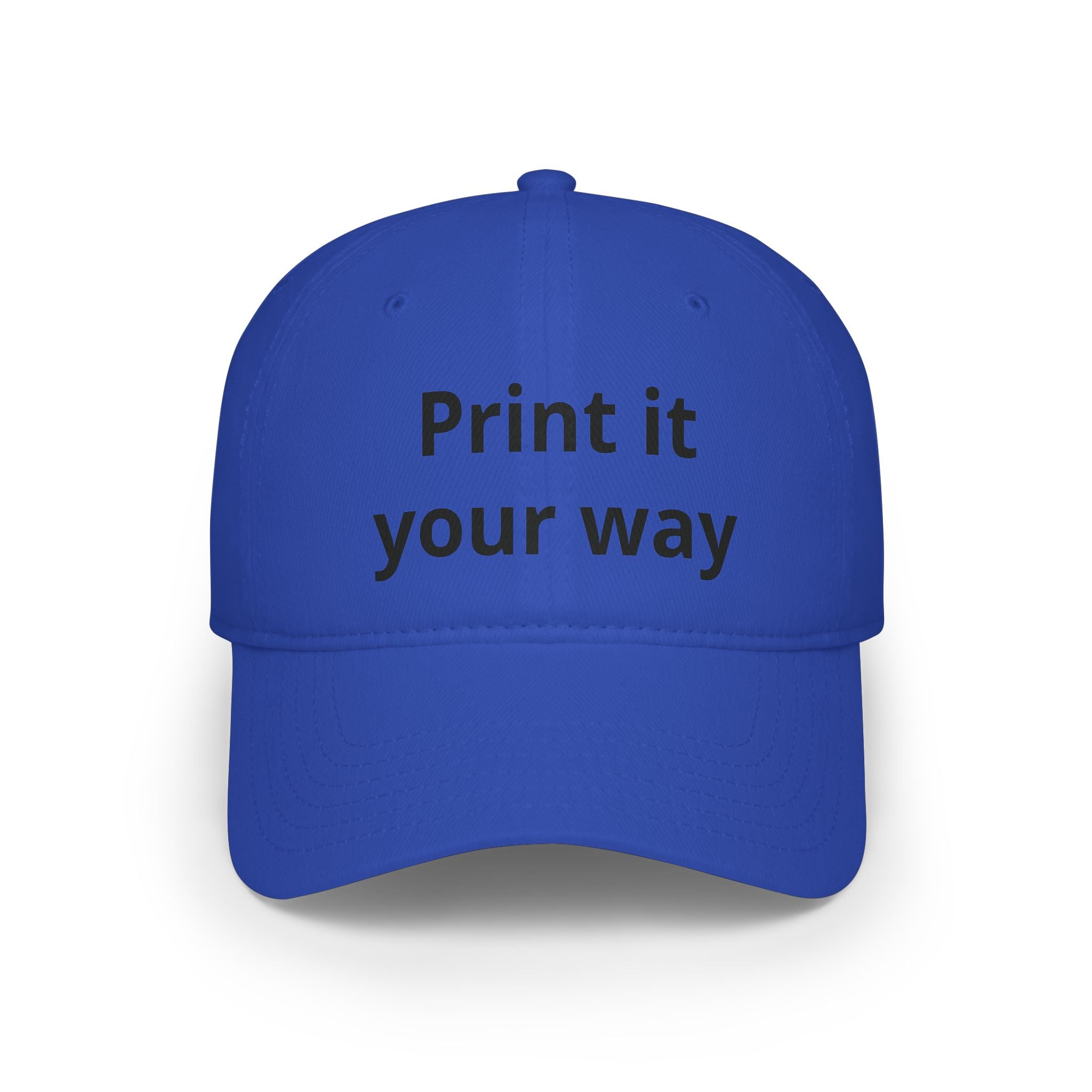 Personalise Your Own Low Profile Baseball Cap — “Funny, Sad, No Difference” Custom Hat