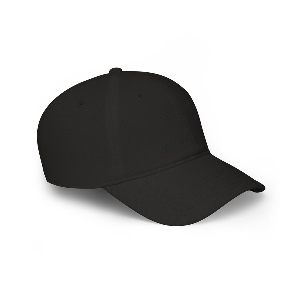 Personalise Your Own Low Profile Baseball Cap — “Funny, Sad, No Difference” Custom Hat