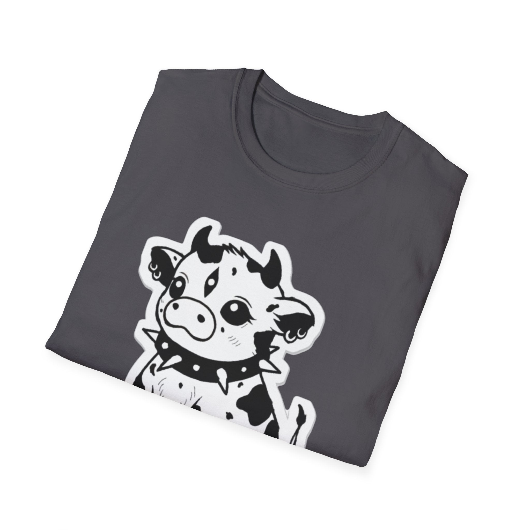 Cute Rock 'n' Roll Cow T-Shirt