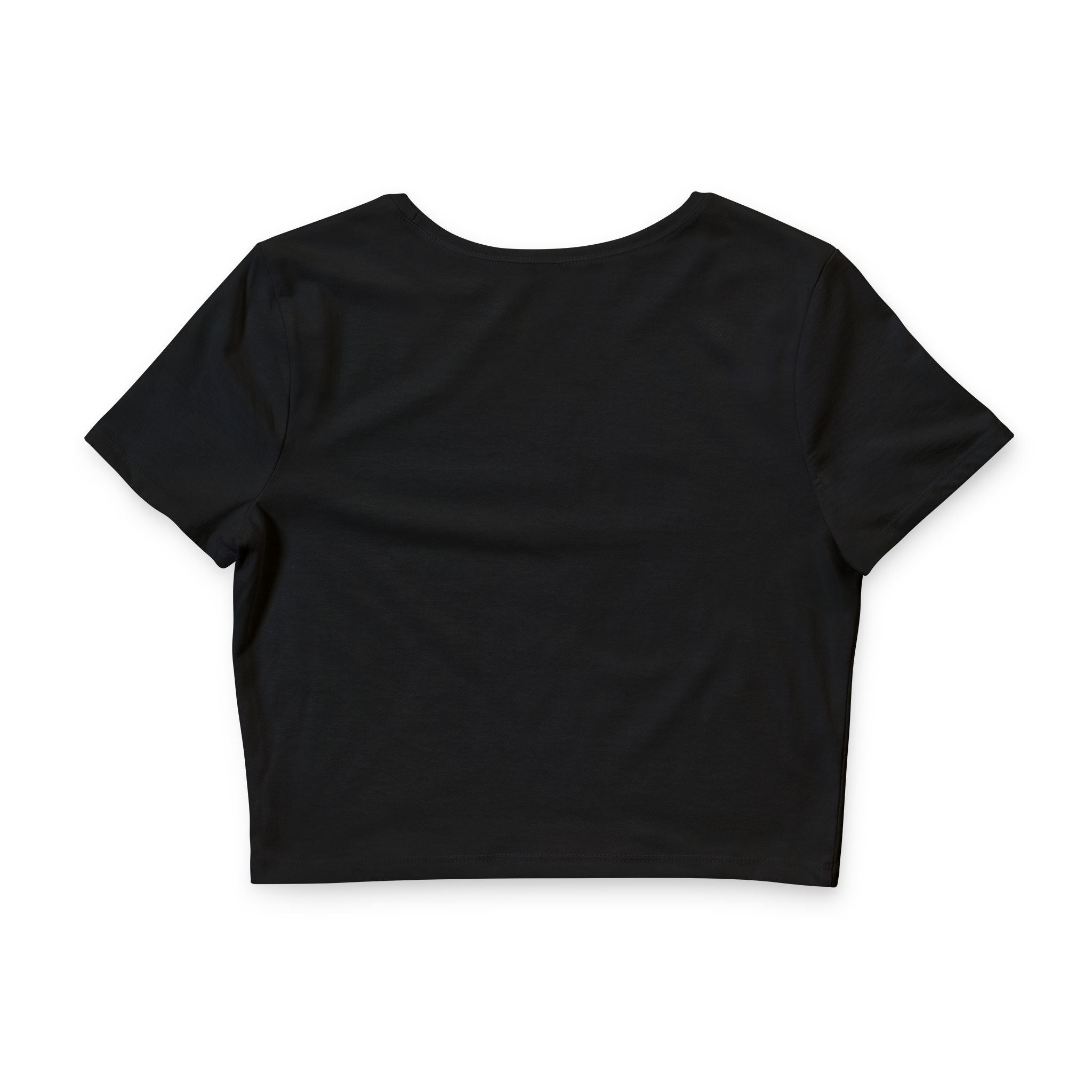 Cute Gothic Teddy Bear Crop Tee — Women’s Goth Punk Crop Top