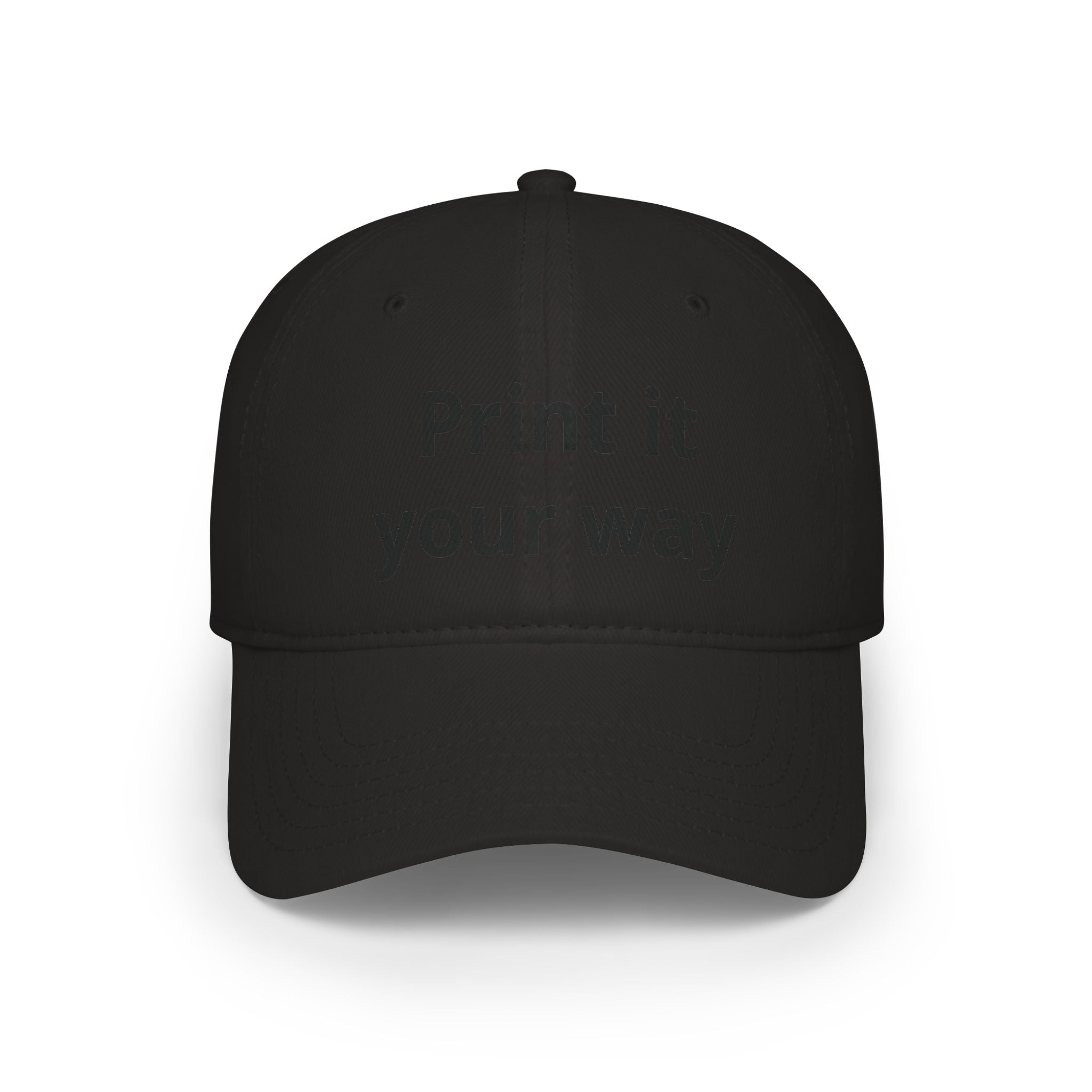 Personalise Your Own Low Profile Baseball Cap — “Funny, Sad, No Difference” Custom Hat