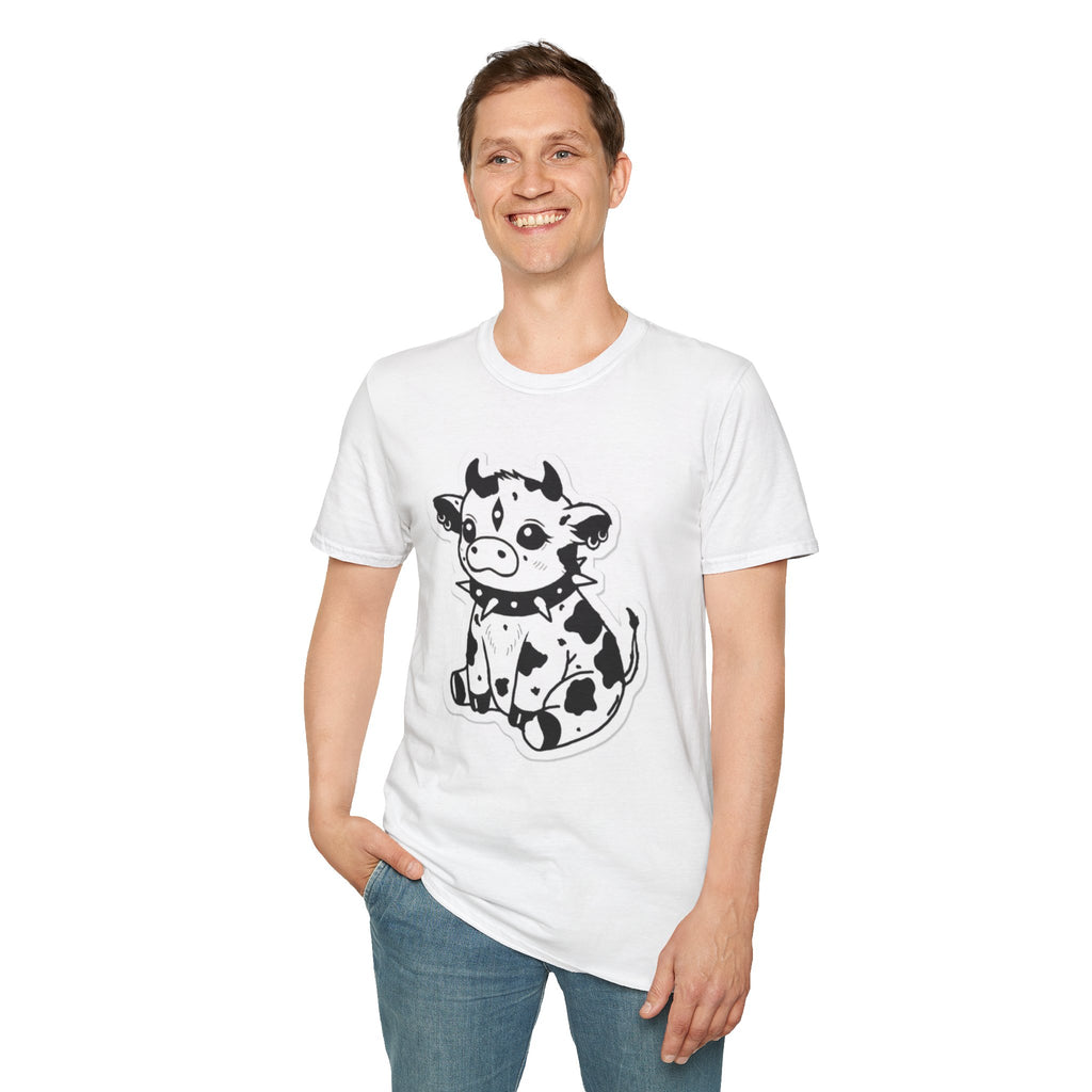 Cute Rock 'n' Roll Cow T-Shirt