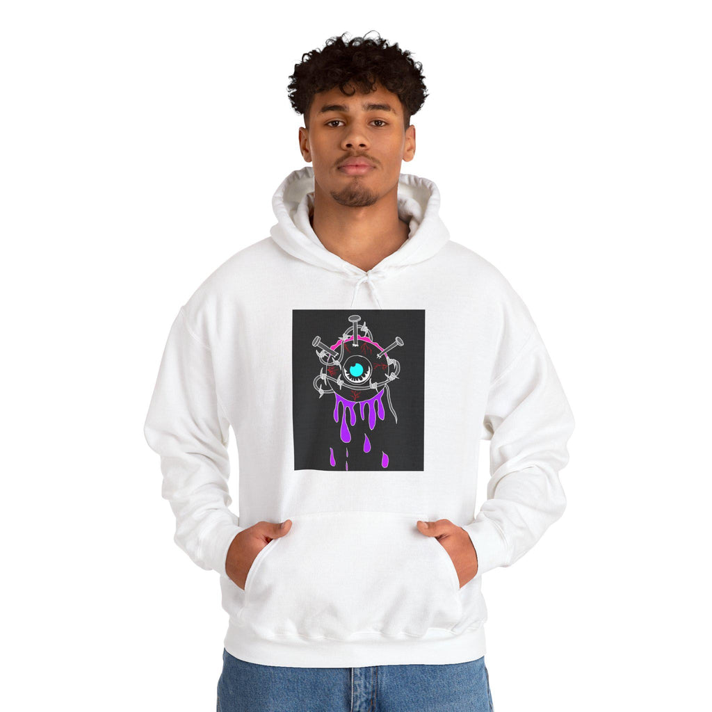 Sick Eye Graphic Hoodie – Unisex Heavy Blend Sweatshirt