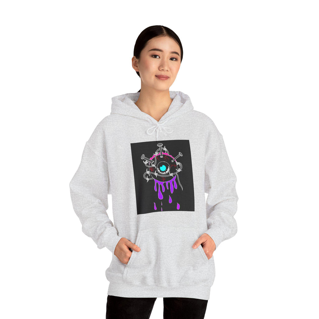 Sick Eye Graphic Hoodie – Unisex Heavy Blend Sweatshirt
