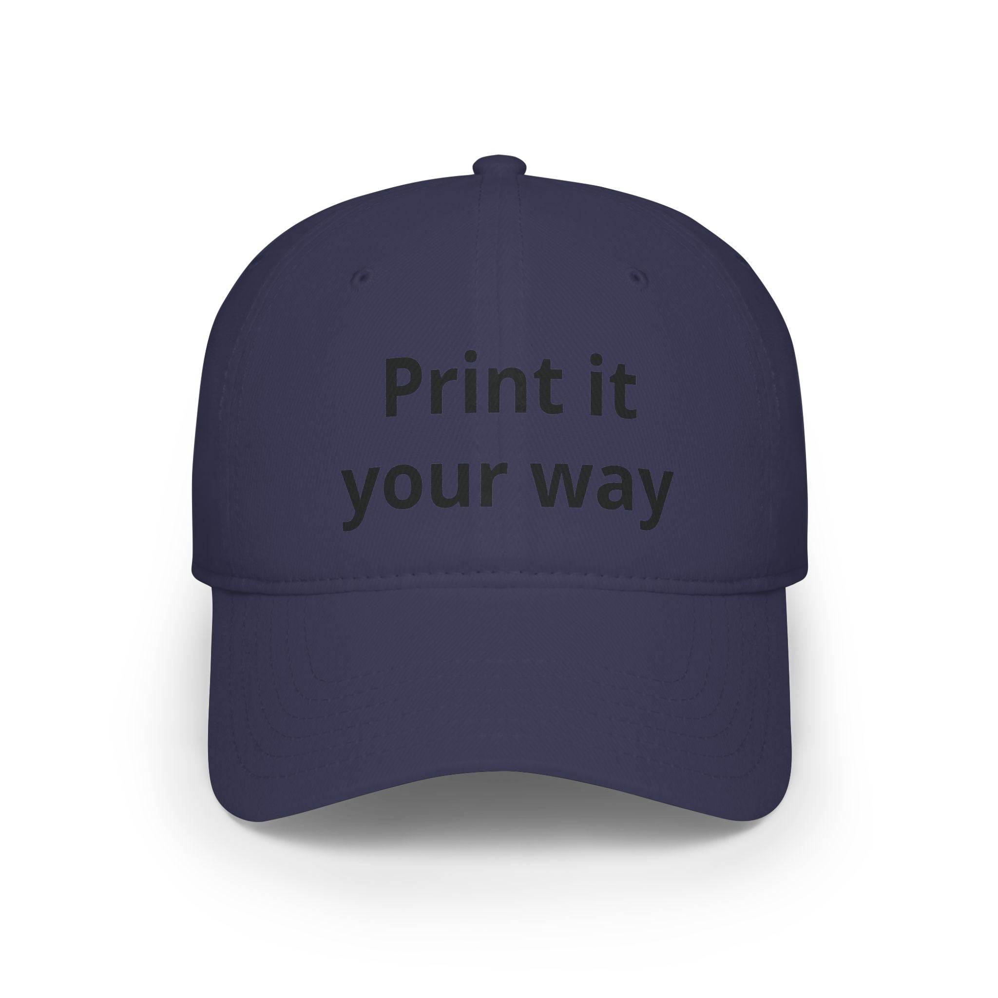Personalise Your Own Low Profile Baseball Cap — “Funny, Sad, No Difference” Custom Hat