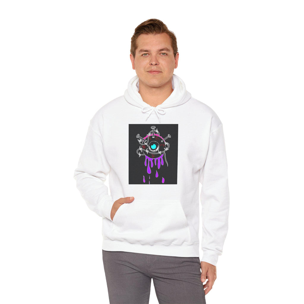 Sick Eye Graphic Hoodie – Unisex Heavy Blend Sweatshirt