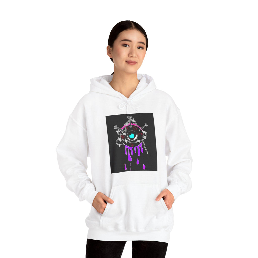 Sick Eye Graphic Hoodie – Unisex Heavy Blend Sweatshirt