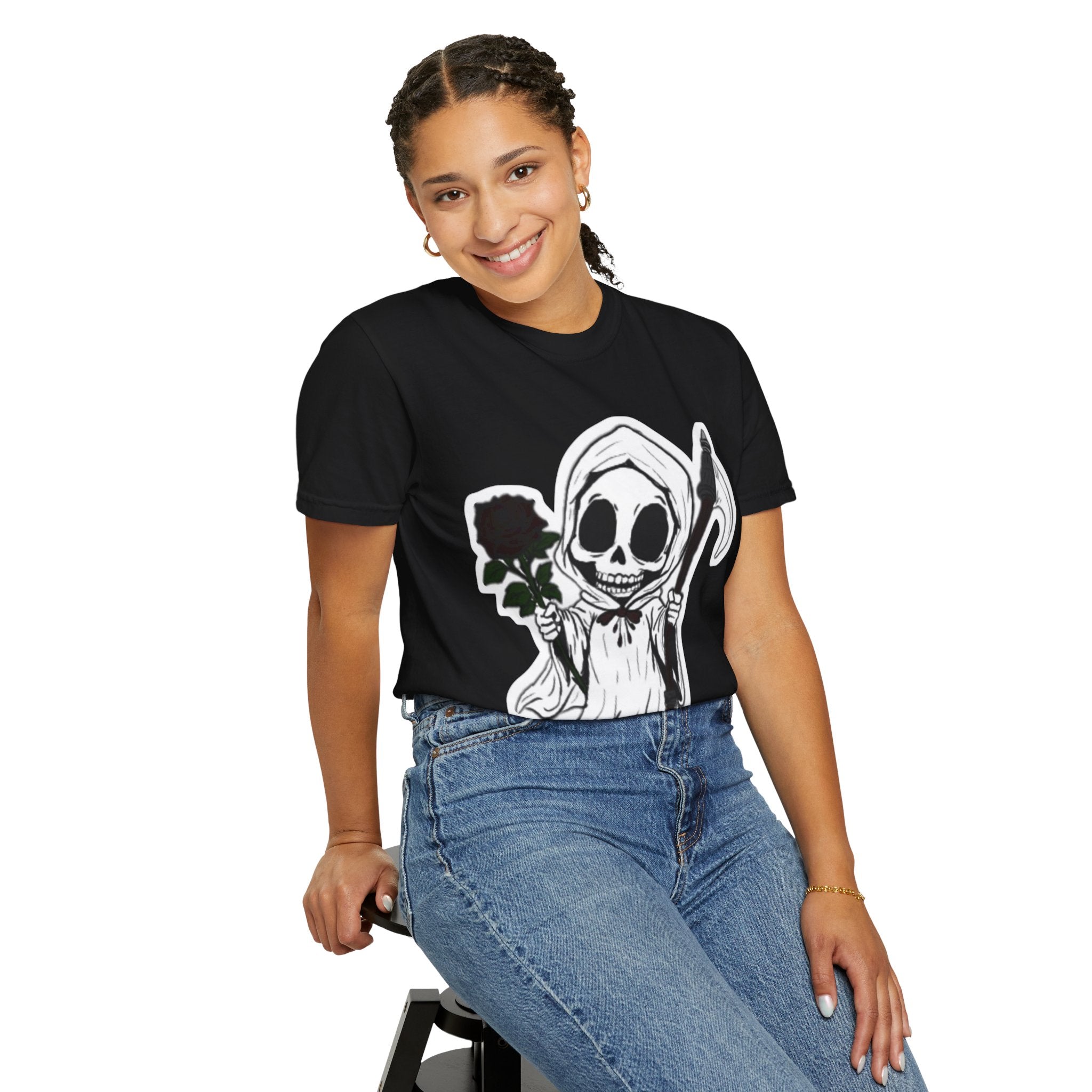 Grim Reaper Black Rose T-Shirt