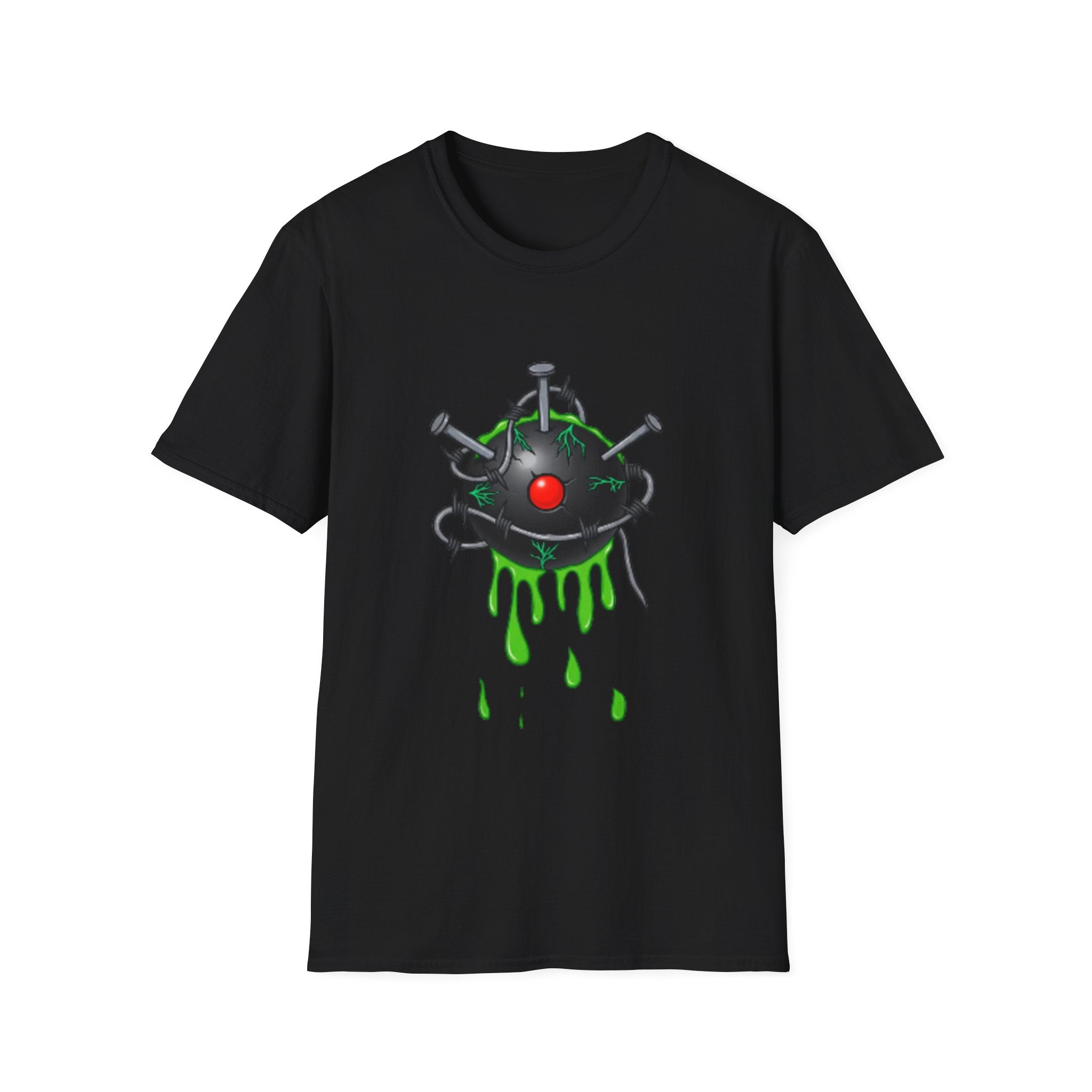 Toxic Voodoo Eye Graphic T-Shirt | Edgy Alternative Art Unisex Tee