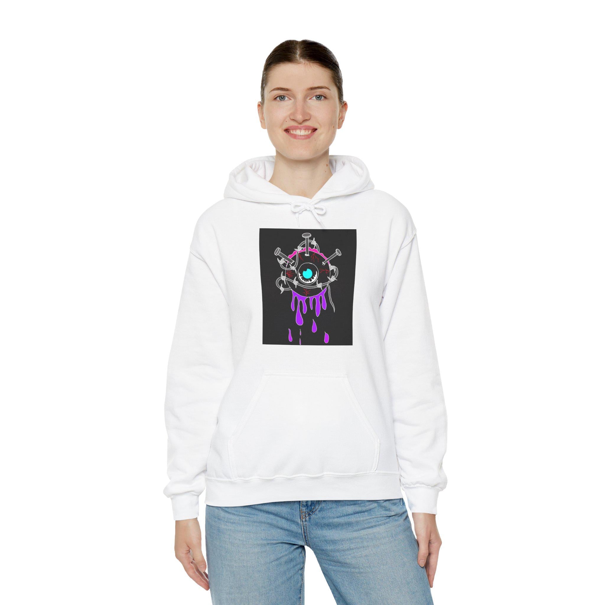 Sick eye Unisex Heavy Blend Hooded Sweatshirt