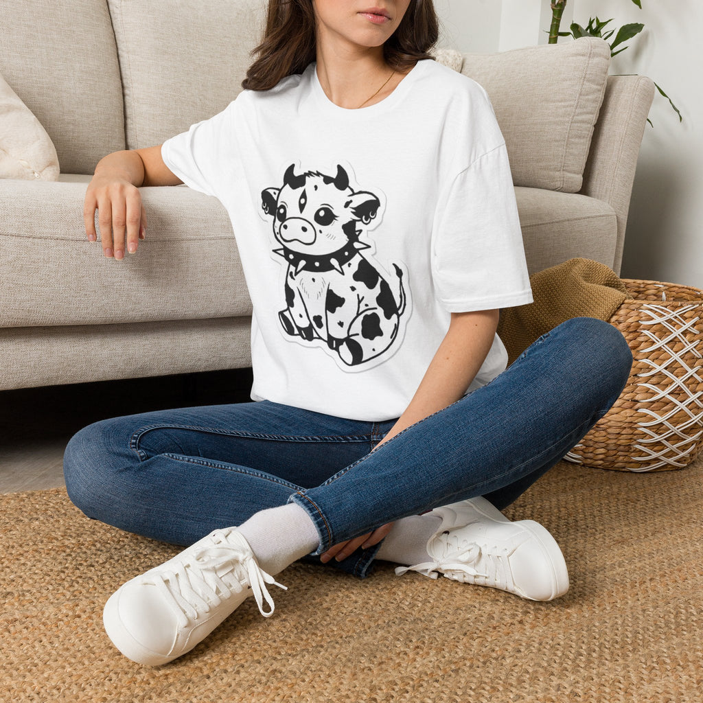 Cute Rock 'n' Roll Cow T-Shirt