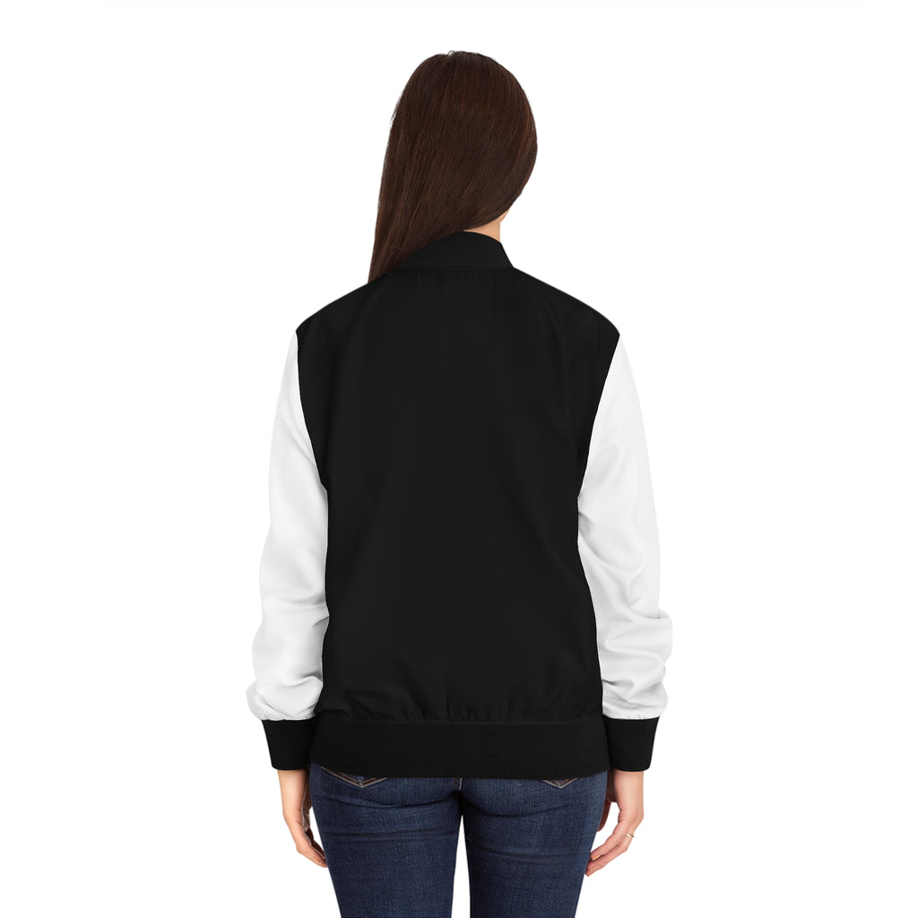 Goth Teddy Bear Women's Bomber Jacket