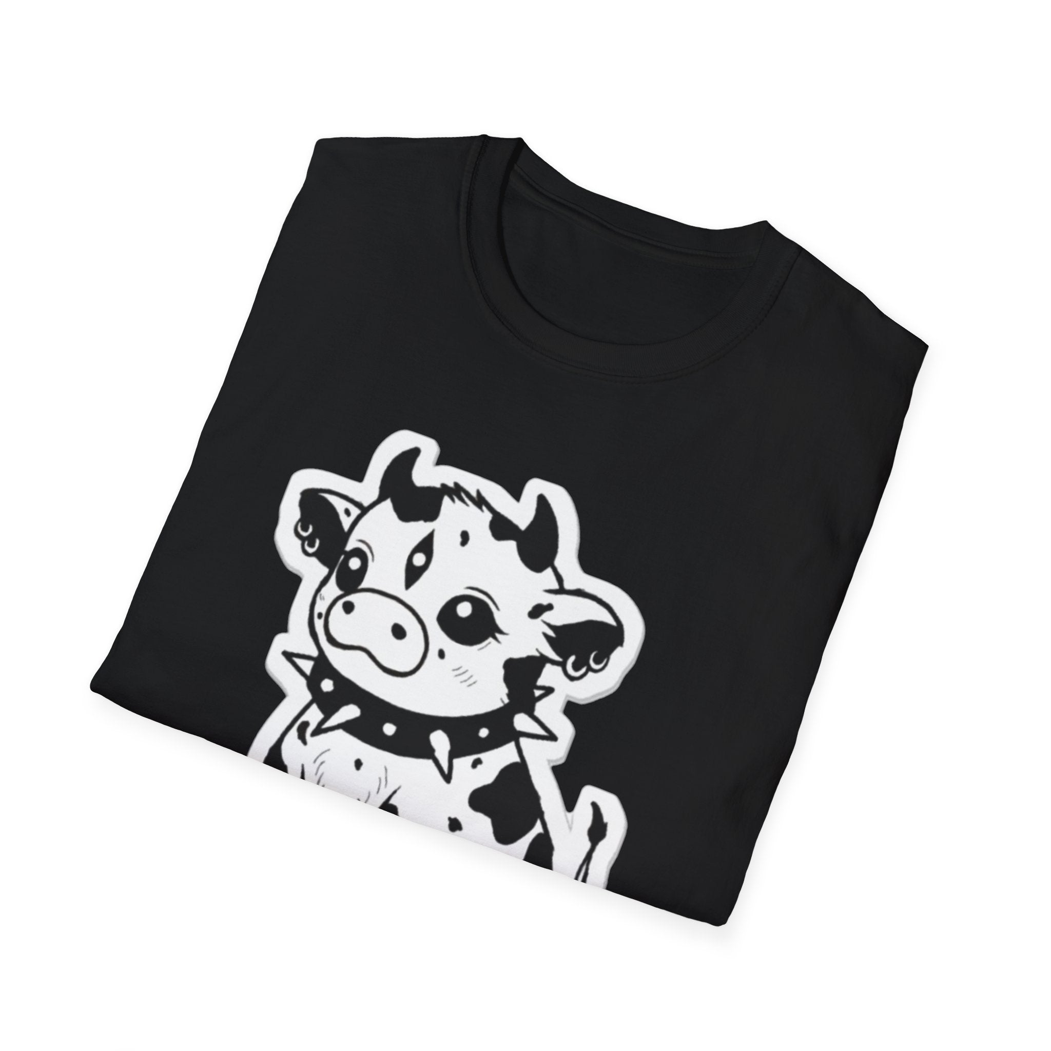 Cute Rock 'n' Roll Cow T-Shirt