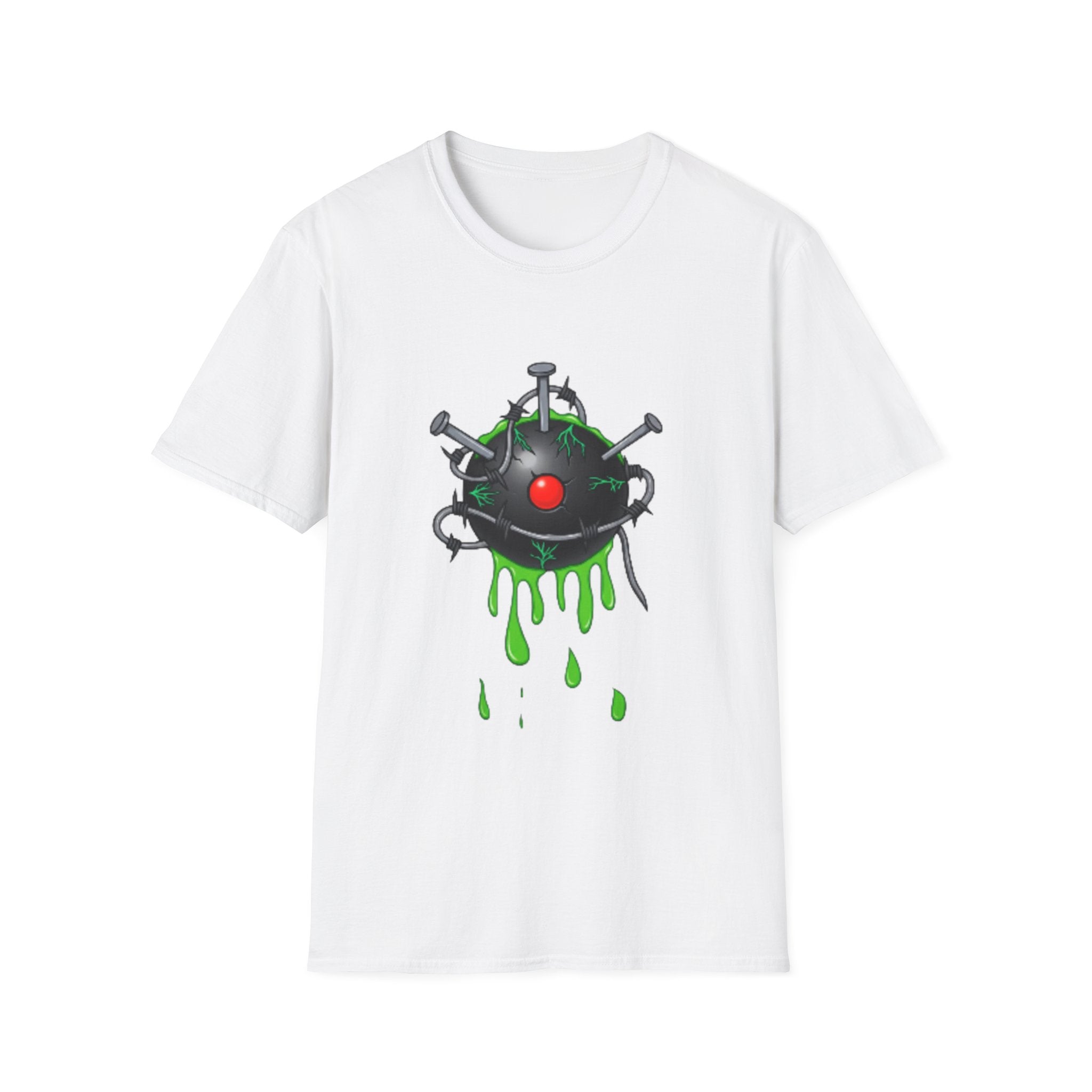 Toxic Voodoo Eye Graphic T-Shirt | Edgy Alternative Art Unisex Tee