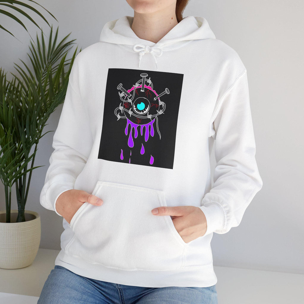 Sick Eye Graphic Hoodie – Unisex Heavy Blend Sweatshirt